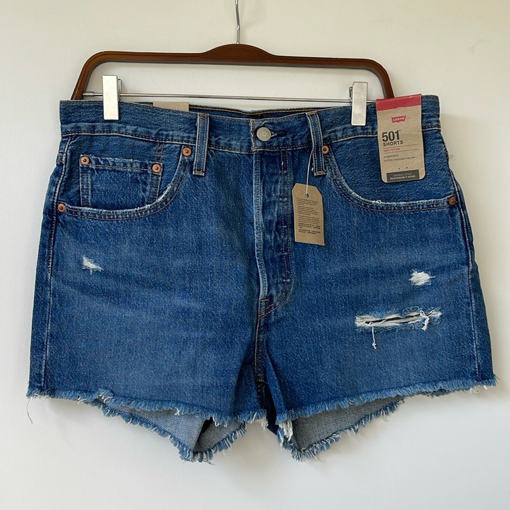 Levi's Blue Jean Shorts